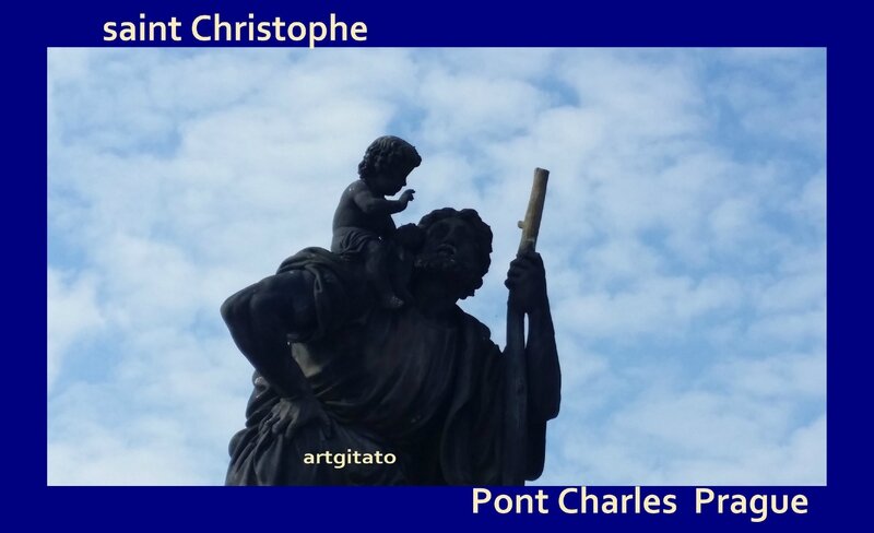 saint christophe Christophe de Lycie artgitato Pont Charles Prague