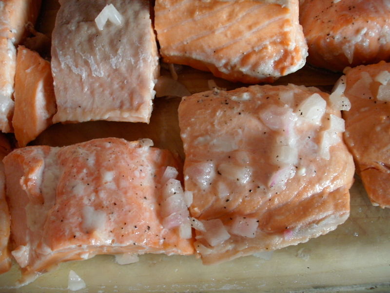 Recette de fêtes, thème poisson : Saumon au champagne - Miamm Maman  Cuisine !