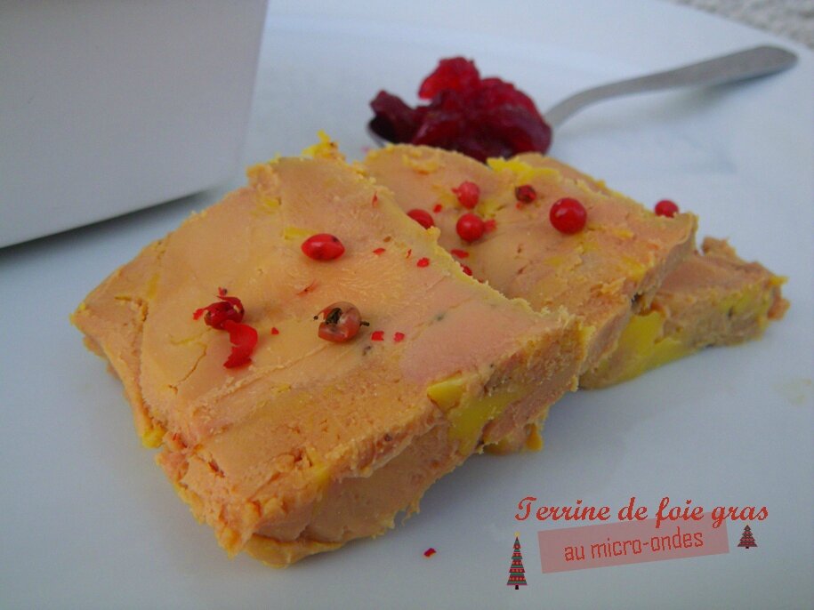 Terrine de foie gras au microondes La ronde des délices