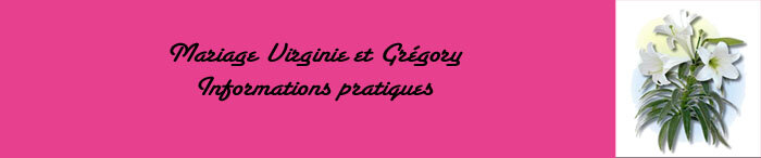 Mariage Virginie et Grégory