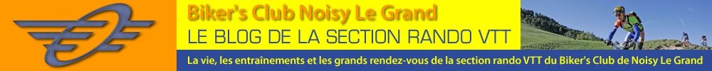 Section rando VTT du Biker's club de Noisy Le Grand