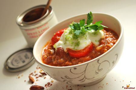 Chili tex-mex à l’orange et au gingembre Chili tex-mex à l’orange et au gingembre