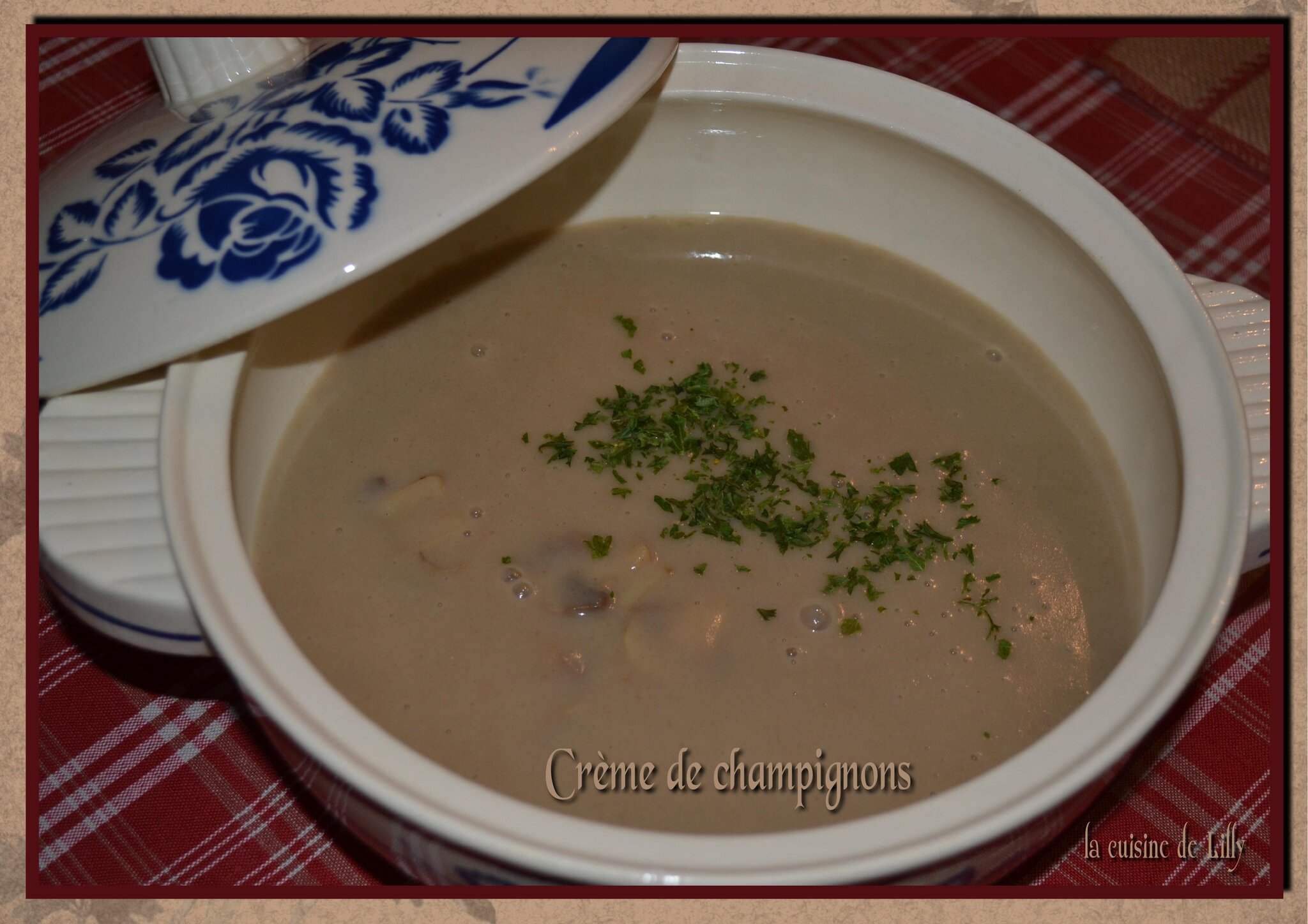 Velouté de champignon thermomix avec tapioca sale