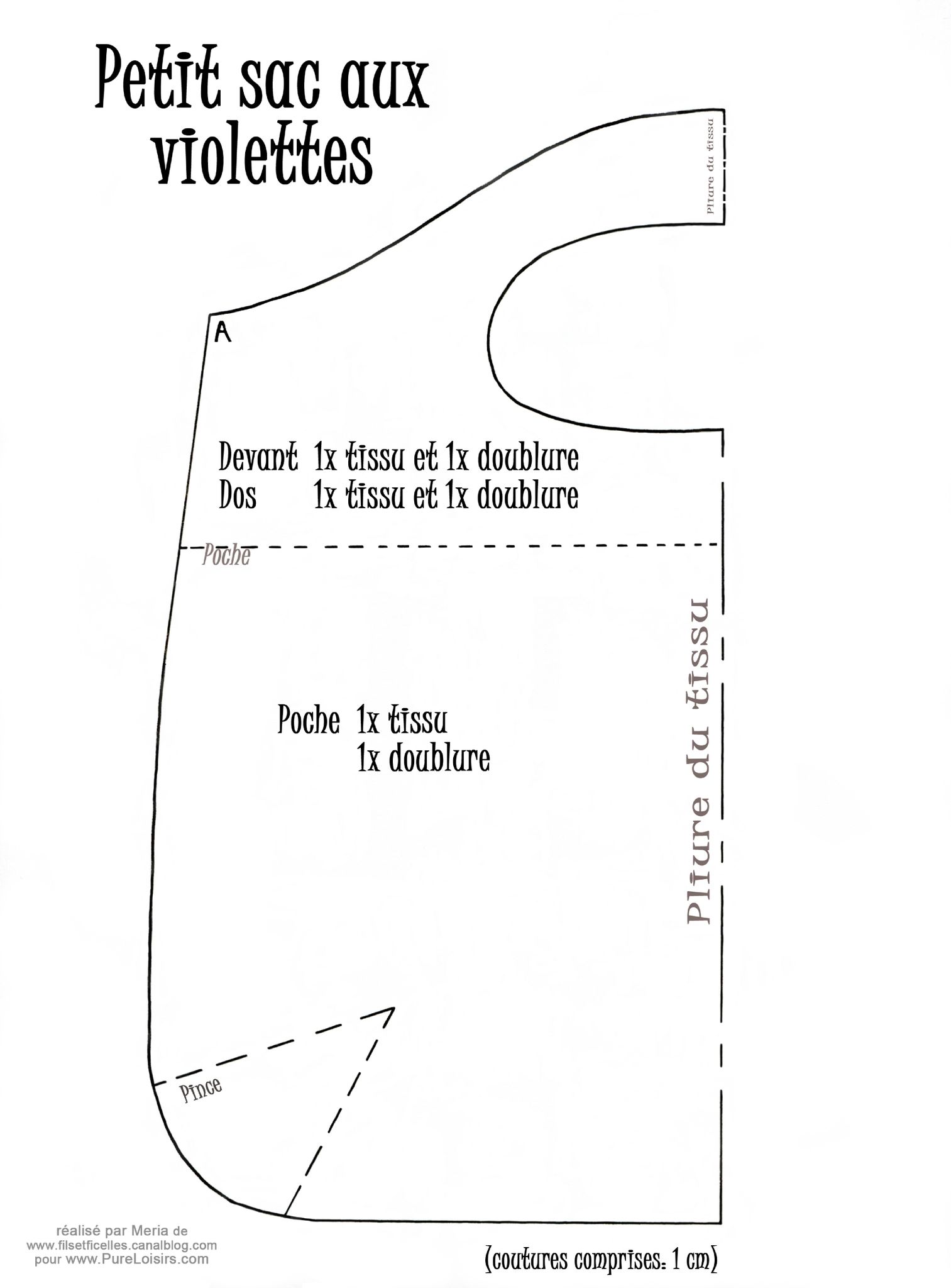 Placez le passepoil entre les deux piÃ¨ces de la poche endroit contre ...