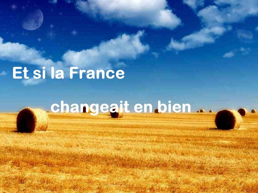 Et si la France changeait en bien ...