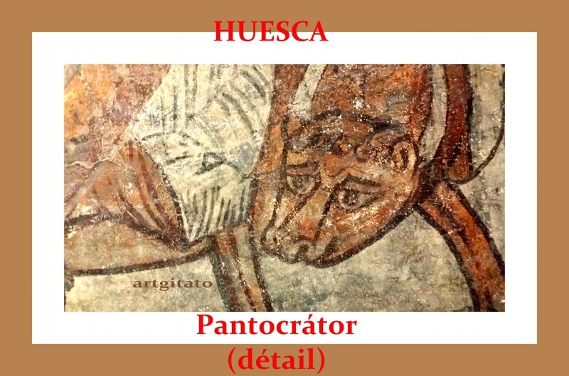 Huesca Museo Diocesano Artgitato Pantocrátor détail
