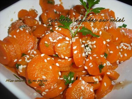 carottes laquées au miel1