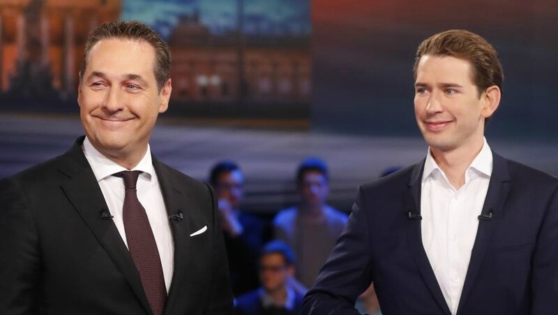 Victoire de Kurz en Autriche: le fantôme de l’Empire austro-hongrois Kurz Strache 2