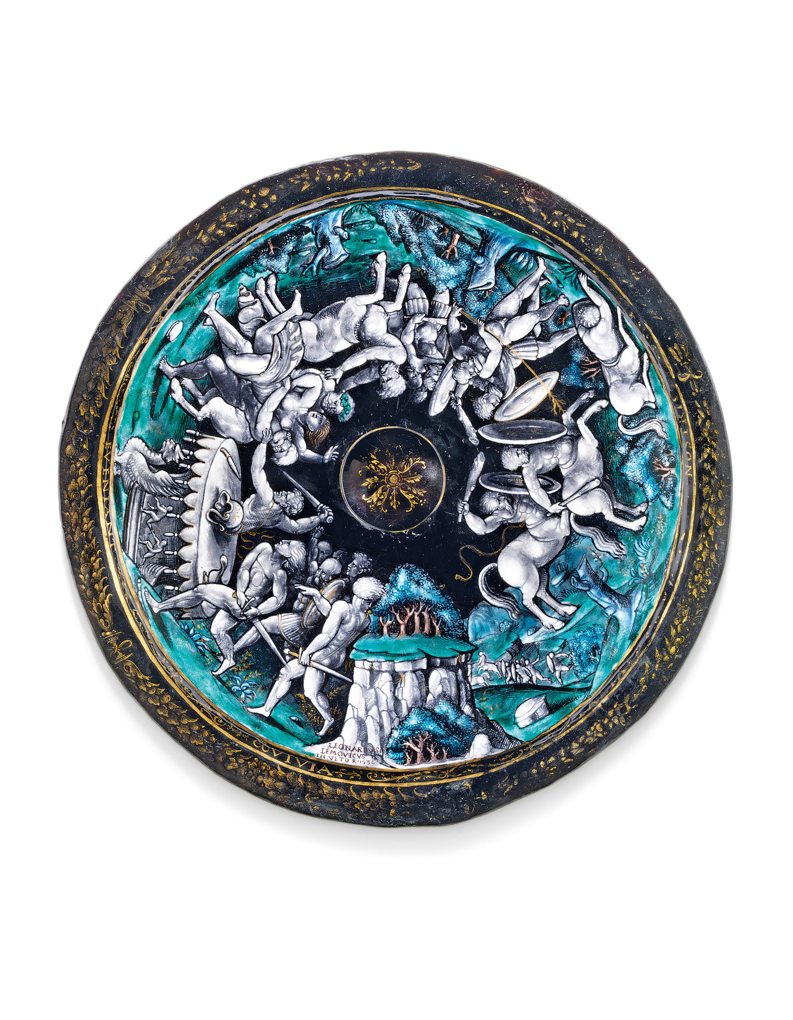 Léonard Limosin (circa 1505-1575/1577), 1536, Tazza lid with
