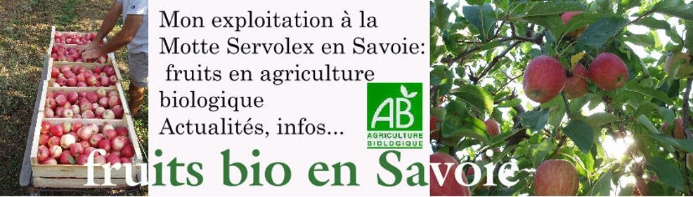 Production de fruits Bio en Savoie