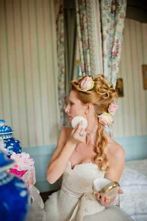 Melissa Ladd as Marie Antoinette with Caron powder