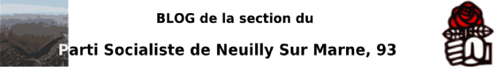 La section socialiste de Neuilly sur Marne, dans le 93