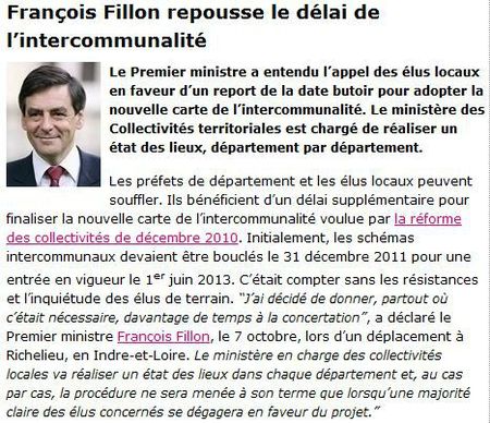 Fillon réforme