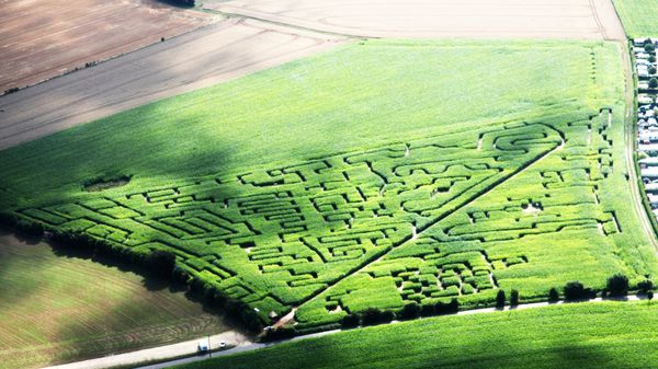 Vue aerienne Labyrinthe