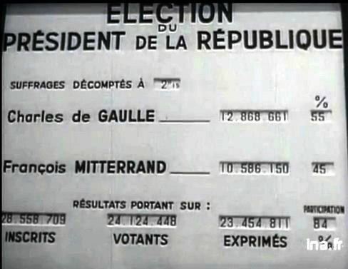 19 décembre 1965 : De Gaulle premier président élu au suffrage universel