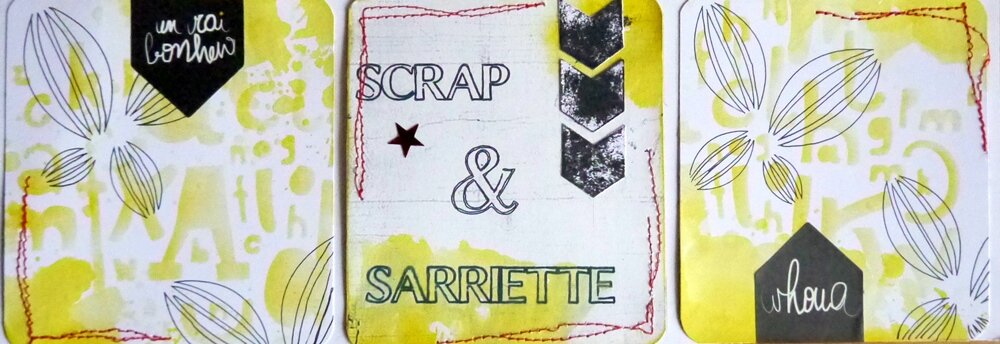 Le carnet de scrap de Sarriette