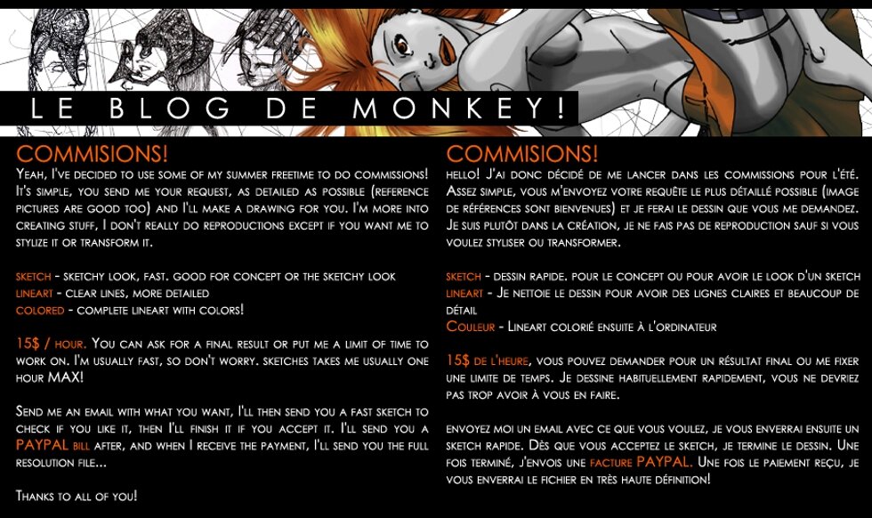 Le blog de Monkey!