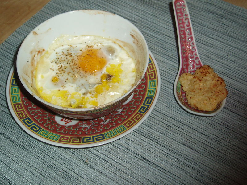 Oeuf cocotte au foie gras 44611976