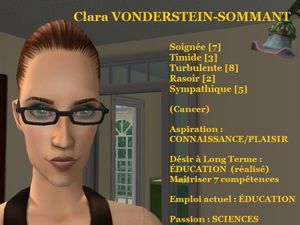 Clara VONDERSTEIN-SOMMANT