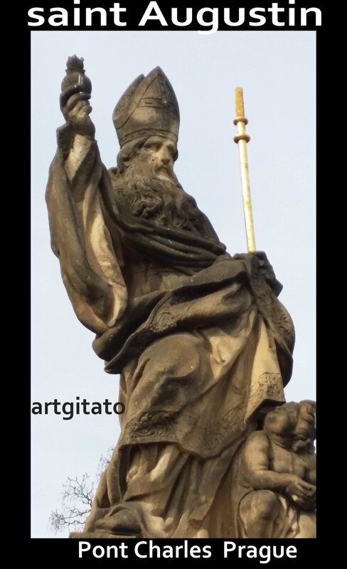Augustin d'Hippone saint Augustin Artgitato Pont Charles Prague