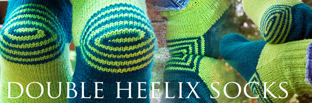 KAL double heelix socks