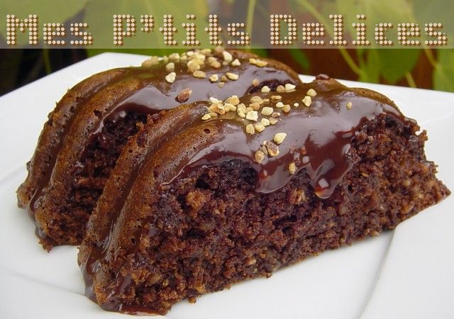 gateau au chocolat en poudre et aux noisettes