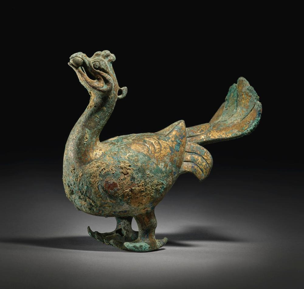 Bonhams : A GILT COPPER ALLOY FIGURE OF BUDDHA SHAKYAMUNI