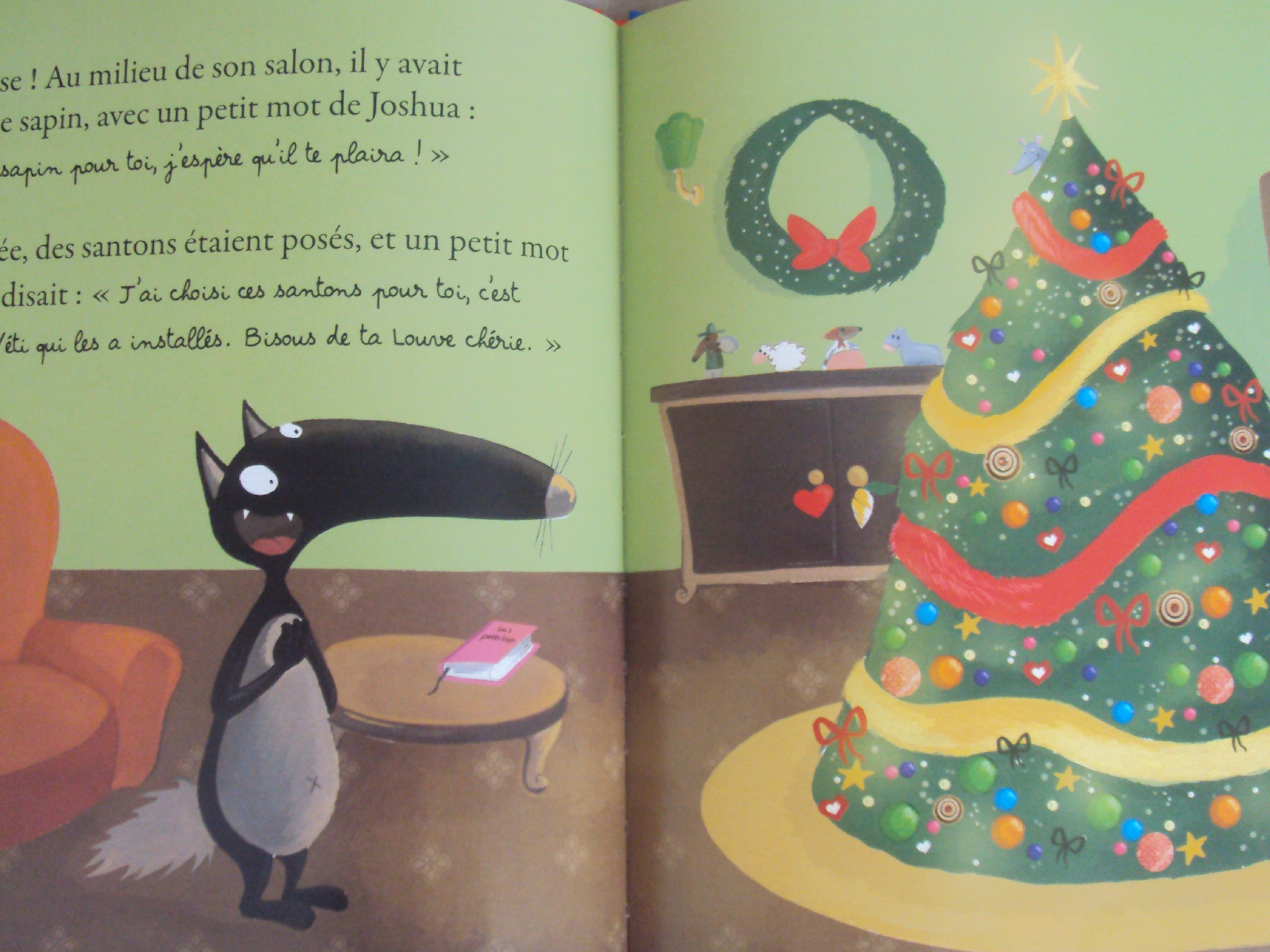 Le loup qui n'aimait pas Noël - Le Petit Train Des Livres d'Emilie