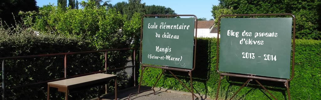 Blog des parents d'élèves de l'école élémentaire du Château (Nangis)