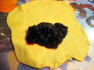 Préparation des chaussons