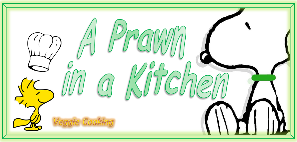 a prawn and her lovely marmot in a kitchen