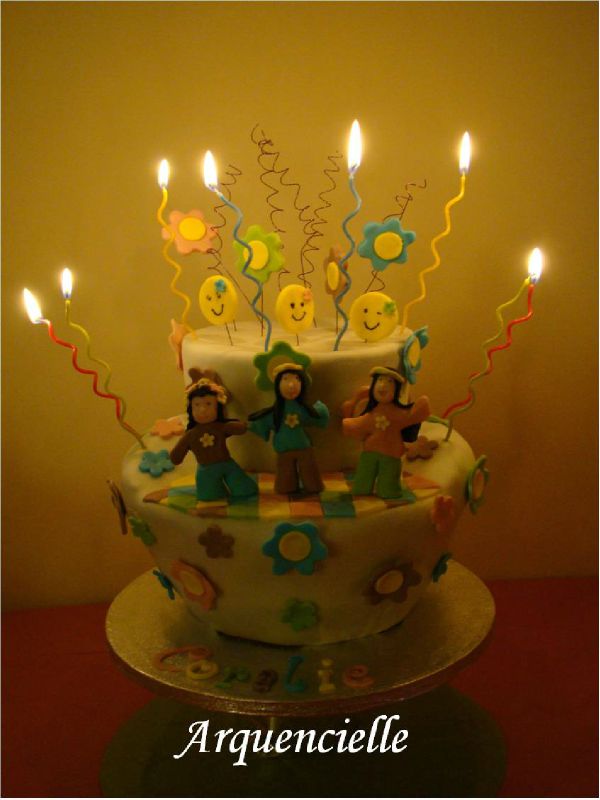 Hippie Flower power, smiley, années 70, disco 70718528