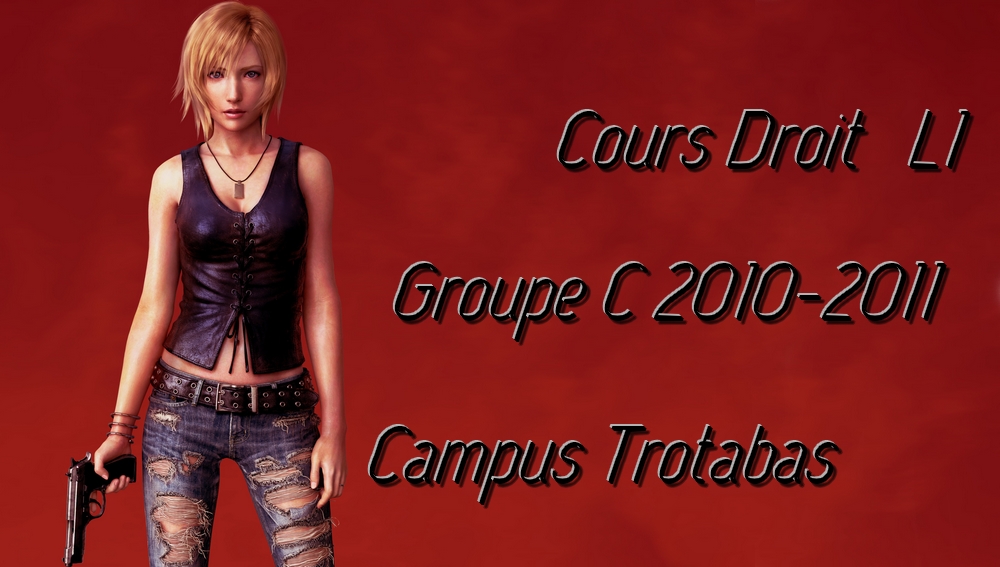 Partage de cours : Campus Trotabas L1 Groupe C (2010-2011)
