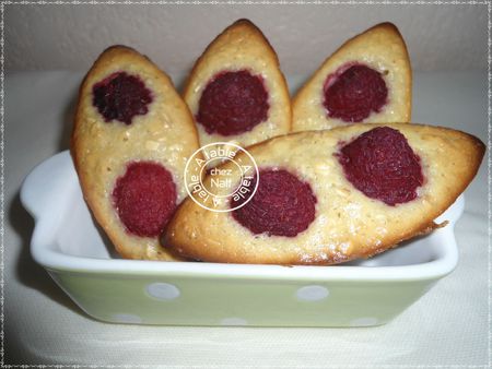 barquettes miel et framboises