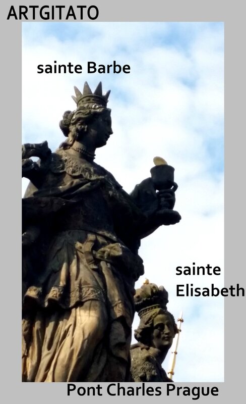 Saintes Barbe Marguerite Élisabeth Pont Charles Artgitato Prague