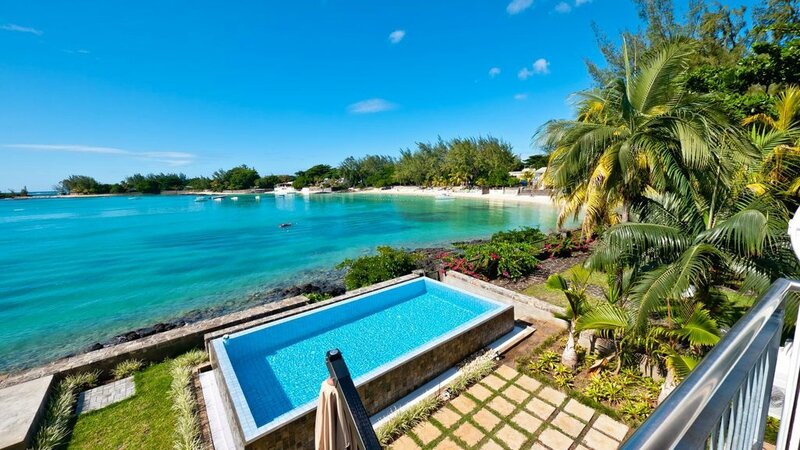 Mascareignes Location private Beach villa Mauritius pool 2