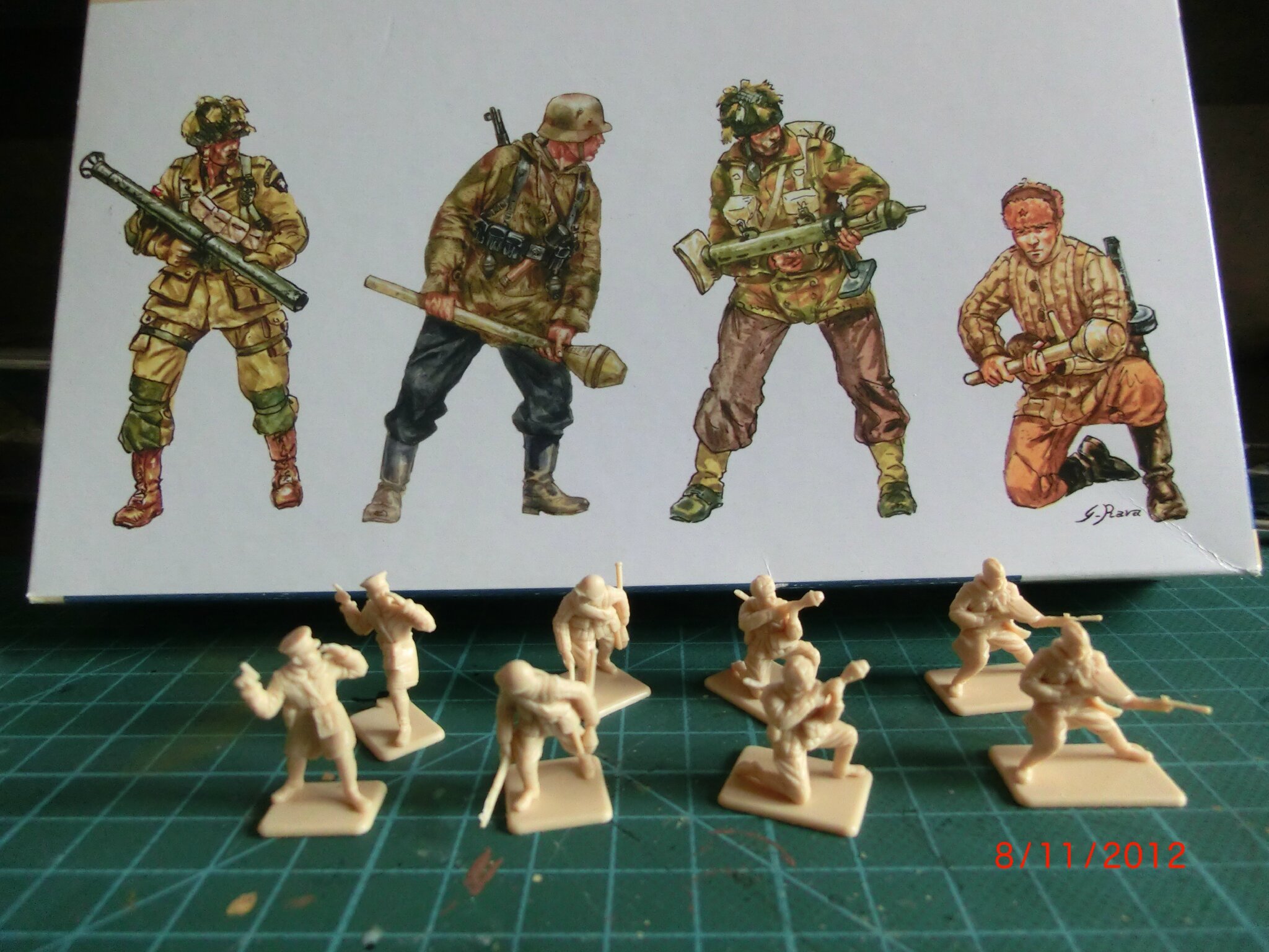 Figurines plastiques au 1/72 ème