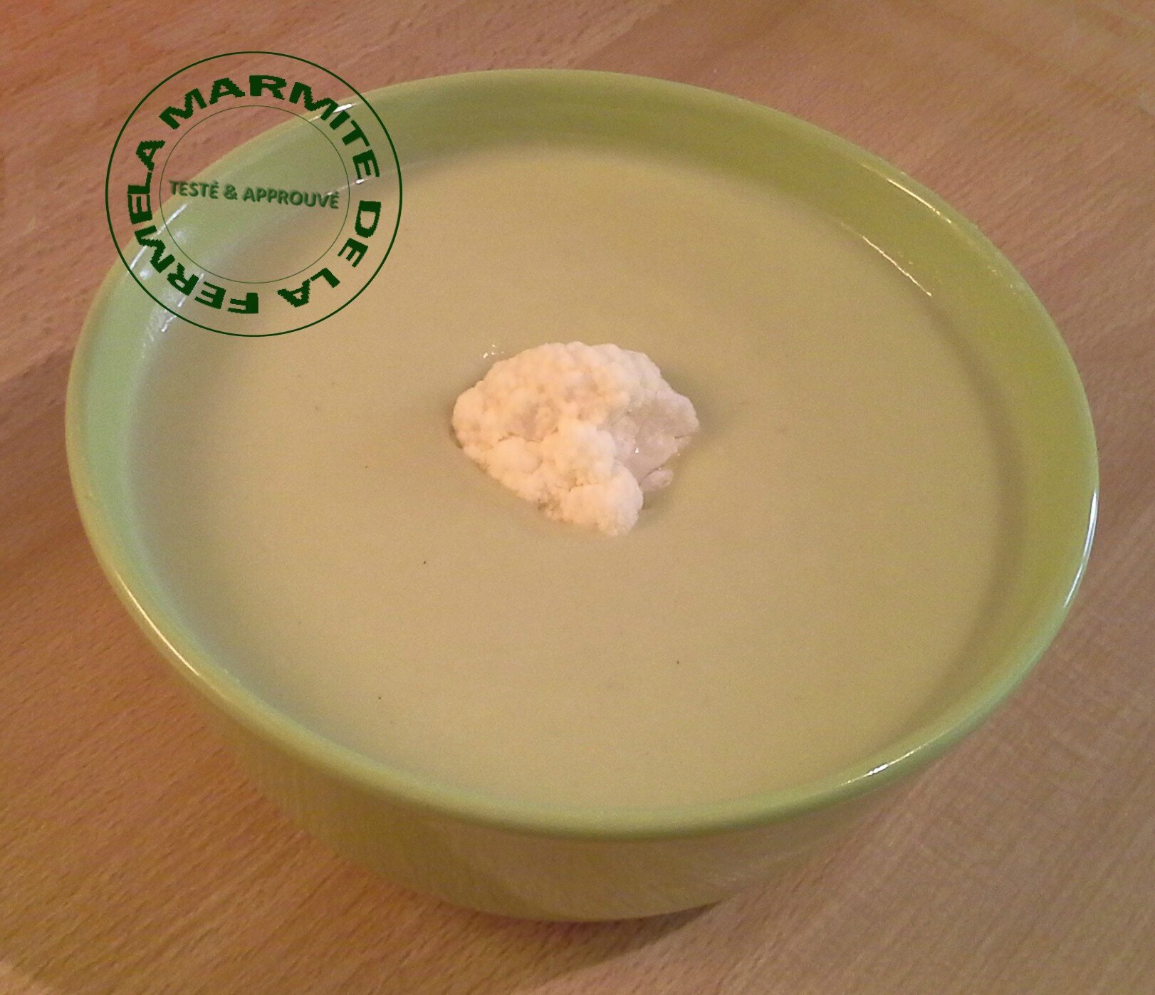 Creme de choux fleur Dubarry WW Thermomix La marmite de la ferme