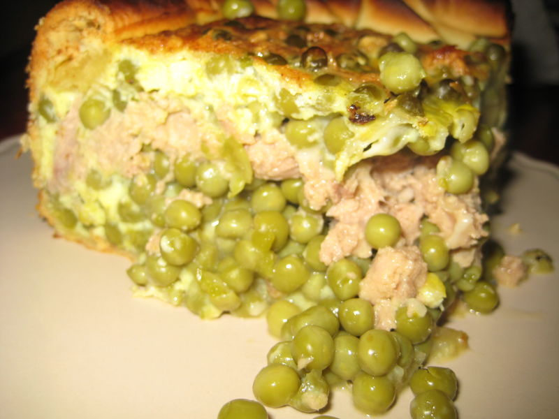 Tarte thon petits pois 57733391