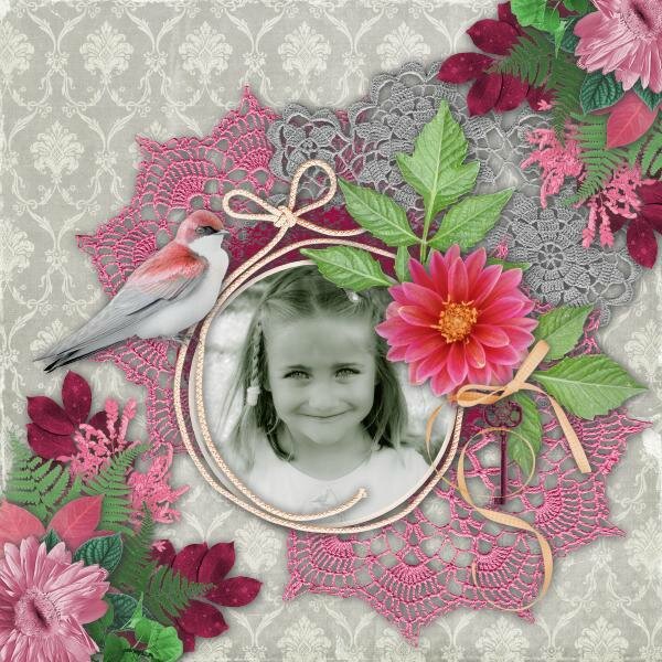 Desclics - Shabby sweet spring - photo Nounou