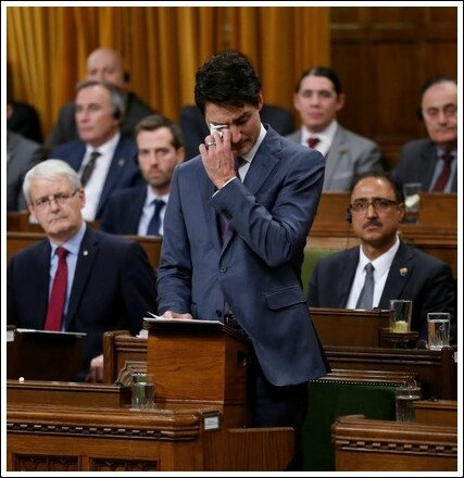 Justin Trudeau, symbole suprême de l’effondrement occidental Trudeau larmes