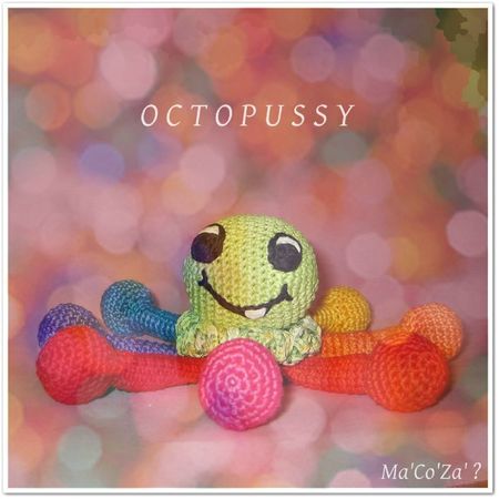 Hochet Octopus au crochet 2b