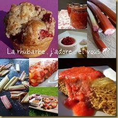 rhubarbe collage rhubarbe collage