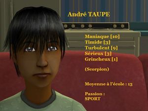 Andr TAUPE