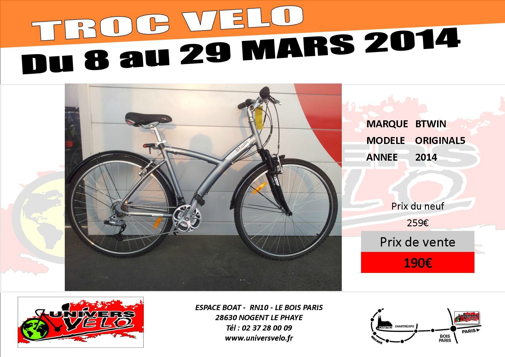 Vente velo 2025 internet