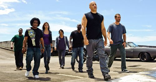 Vin Diesel, Tyrese Gibson et Paul Walker