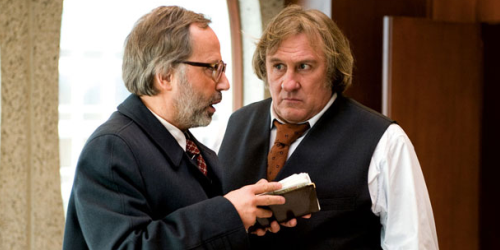 Fabrice Luchini et Gérard Depardieu dans Potiche