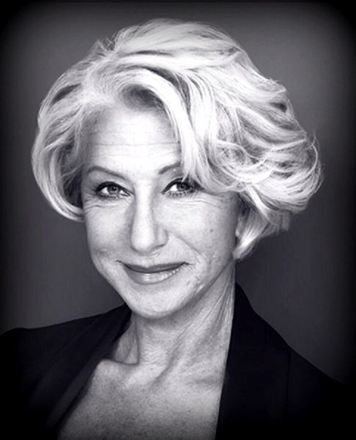 Helen Mirren actrice Un Monde en noir et blanc