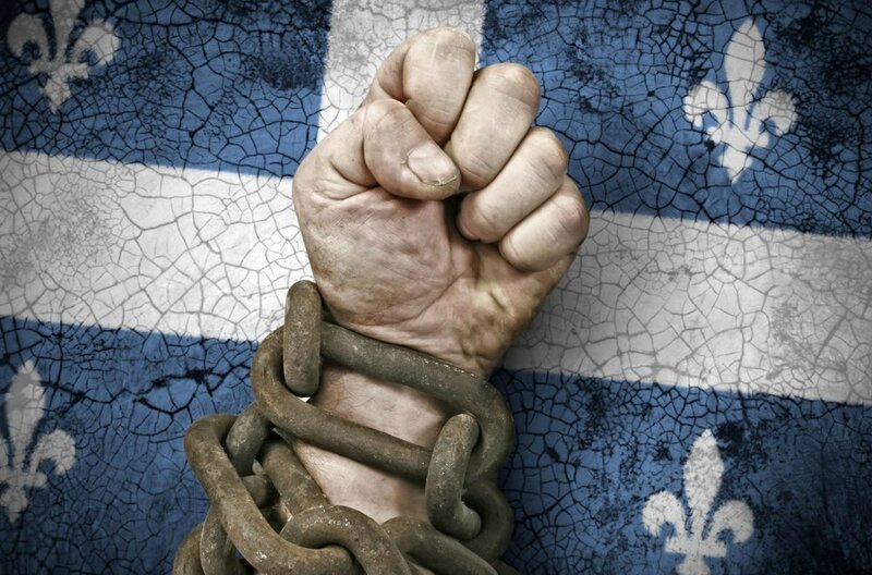 Les affinités électives entre nos élites et la mouvance islamiste Quebec independance menottes