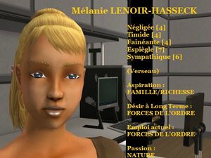 Mlanie LENOIR-HASSECK